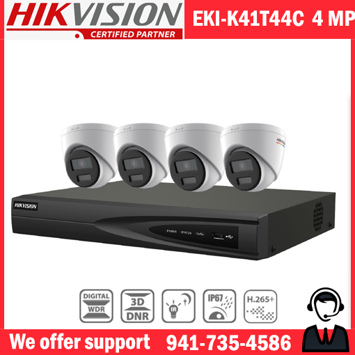 Hikvision fashion 4 channel kit